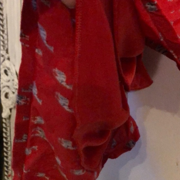 Llama pattern red skirt - Picture 8 of 8